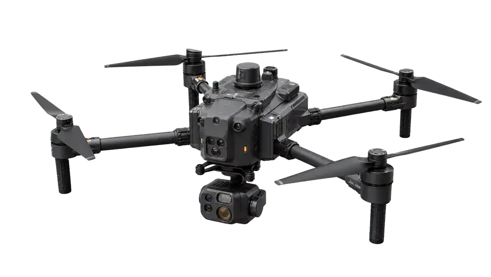 Industrial inspection drone with sensor payload